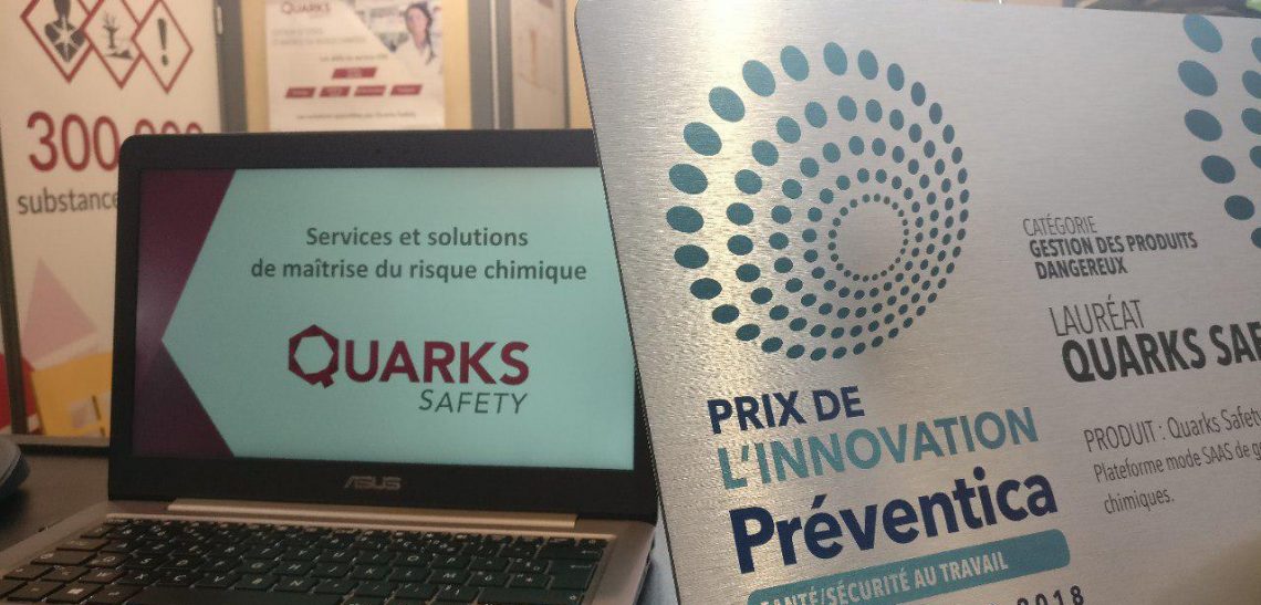 Quarks Safety - Trophée de l'innovation Préventica
